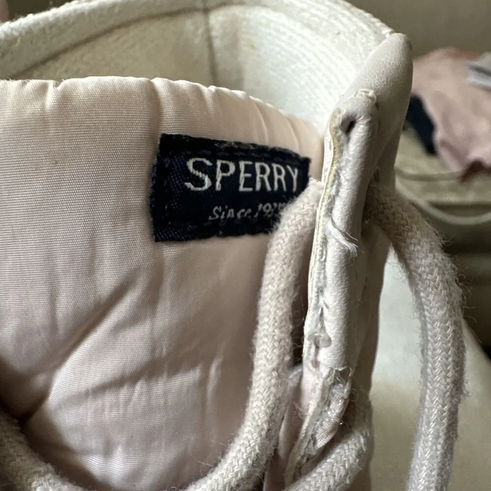 SPERRY Girl's Sperry Size 2M  7-8 Y O Duck Boot Pink Snow/rain
